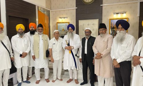 Meeting with Sikh Granthi at Amritsar