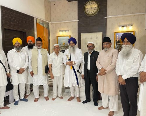 Meeting with Sikh Granthi at Amritsar